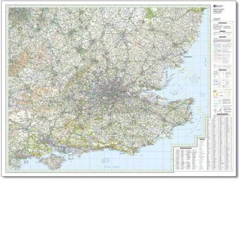 OS Road Map 8 - South East England including London-1